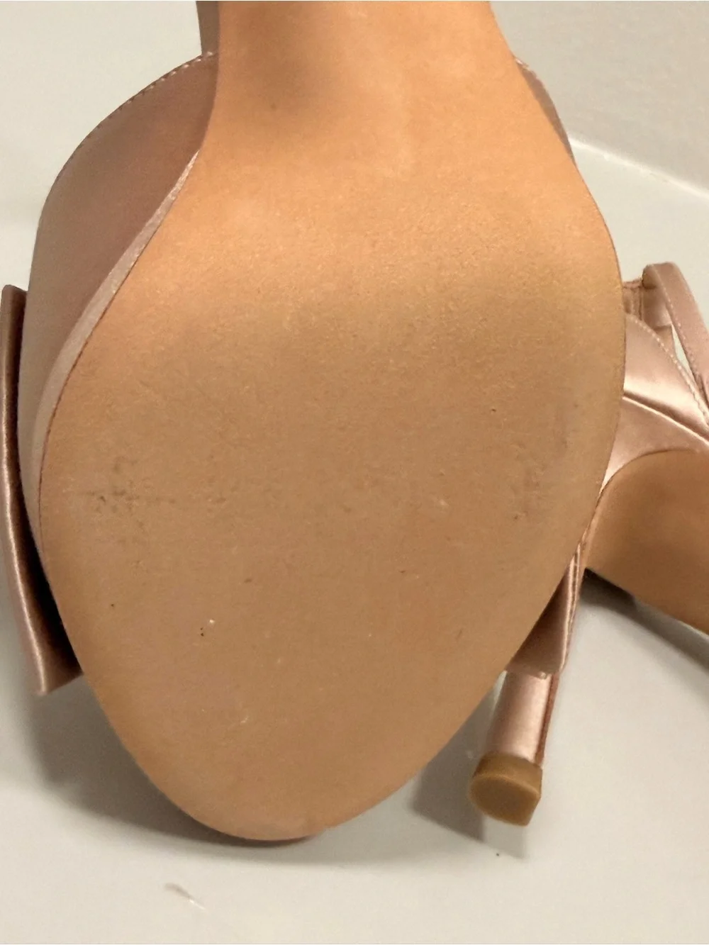 kate spade Satin Twist Front Ankle-Strap Heels in Rose Bridal Bow - Brand new!